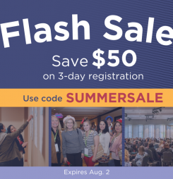 Save on #NCFL23 registration with this discount code